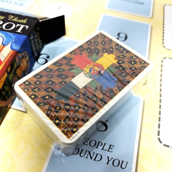 Crowley Thoth Tarot sealed deck w/ The Woven spread Sheet - Picture 2 of 8